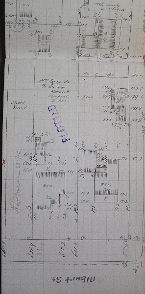 GWST Fieldbook, no. 133, p.8, c.1912 (left property).