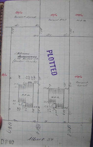 GWST Fieldbook, no. 156, p.17, n.d. [c.1913] (left property).