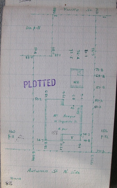 GWST Fieldbook, no. 148, p.12, 5 Dec 1912 (left property)