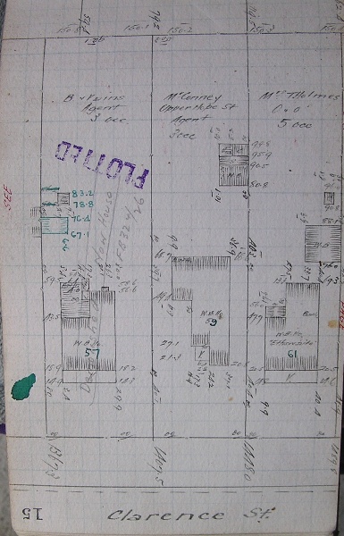 GWST Fieldbook, no. 133, p.15, c.1912 (middle property).