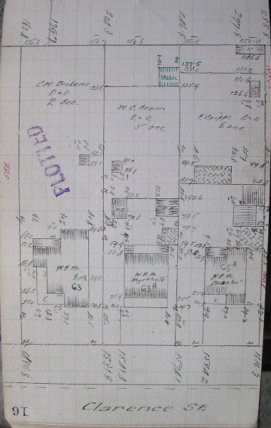 GWST Fieldbook, no. 133, p.16, c.1912 (right property).