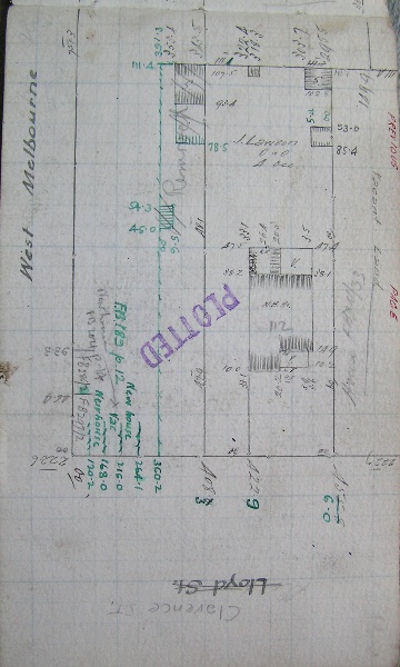 GWST Plan of Drainage no. 10064, 5 May 1939 (original layout date)