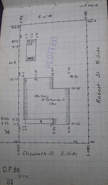 GWST Fieldbook, no. 204, p.12, 15 January 1917.