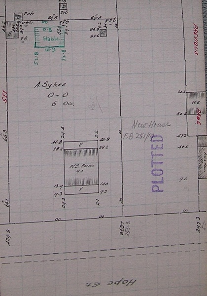 GWST Fieldbook, no. 142, p.4, c.1912 (original house)