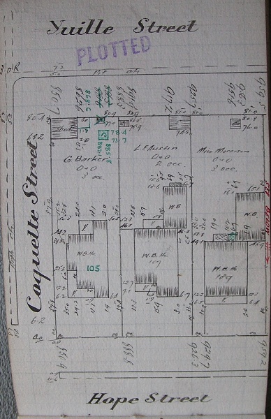 GWST Fieldbook, no. 148, p.16, c.1913 (left property).