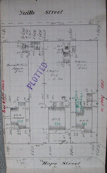 GWST Fieldbook, no. 148, p.14, 7 Aug 1912 (right property)