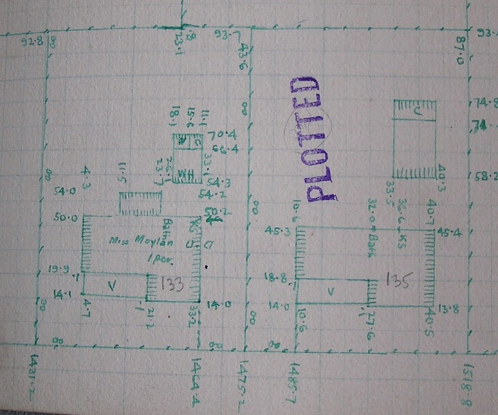 GWST Fieldbook, no. 142, p.16, 17 Dec 1914 (right property).