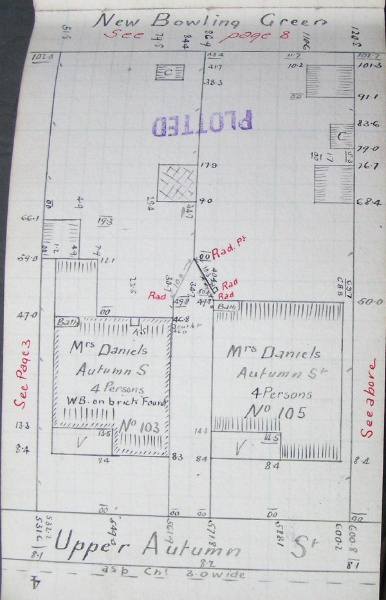 GWST Fieldbook, no. 163, p.4, c.1912 (right property).