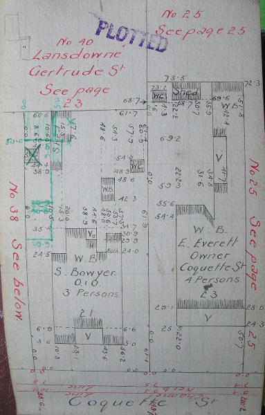 GWST Fieldbook, no. 163, p.24, c.1912 (right property)