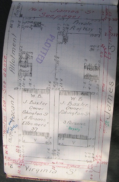 GWST Fieldbook Plan, no. 171, p.2, c.1912.