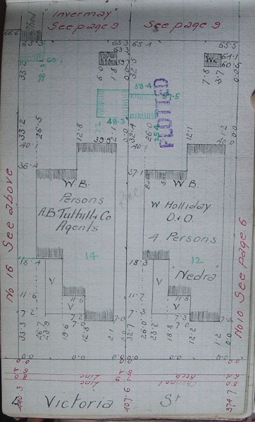 GWST Fieldbook, no. 174, p.7, c.1912 (right property)