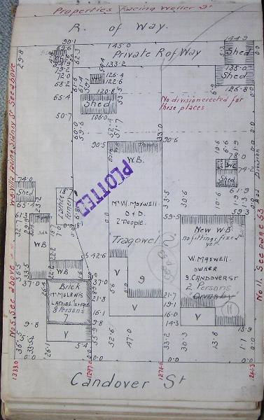 GWST Fieldbook, no. 33, p.54, c.1912 (left property)