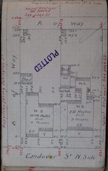 GWST Fieldbook, no. 33, p.29, c.1912 (right property).