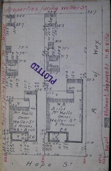 GWST Fieldbook, no. 33, p.59, c.1912 (left property).