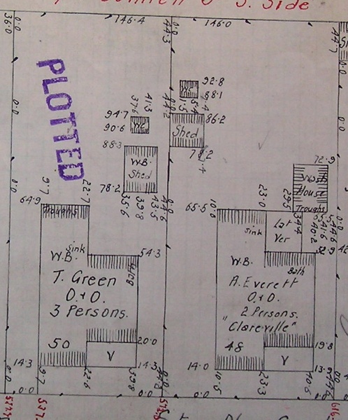 GWST Fieldbook, no. 33, p.17, c.1912 (left property).