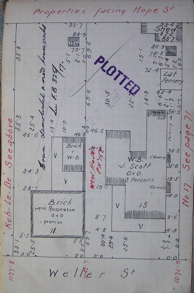 GWST Fieldbook, no. 33, p.72, c.1912 (right property).