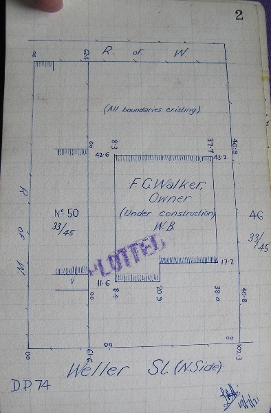 GWST Fieldbook, no. 224, p.2, 19 July 1921.