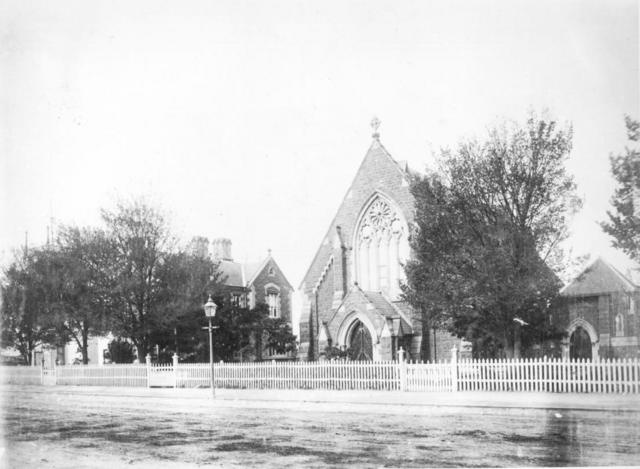 Church and Vicarage c1886