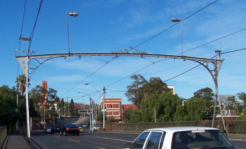 Tram poles - Swan Street