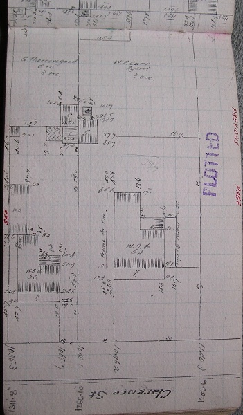 GWST Field book no. 128, p.21. c1912 (right property)