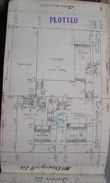 GWST Fieldbook, no 128, p2, c.1912 (right property)