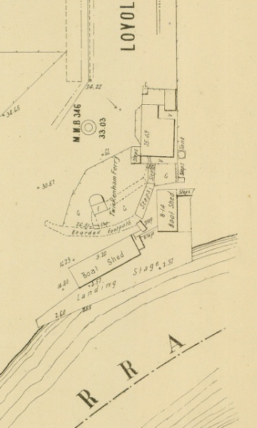 Twickenham Ferry - MMBW Map 1899