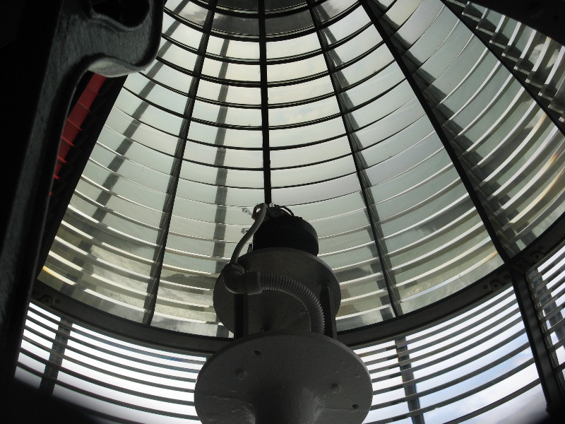 Split Point Lightstation interior of lens array and lamp