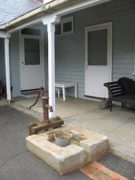 Split Point Lightstation water pump at keeper's house
