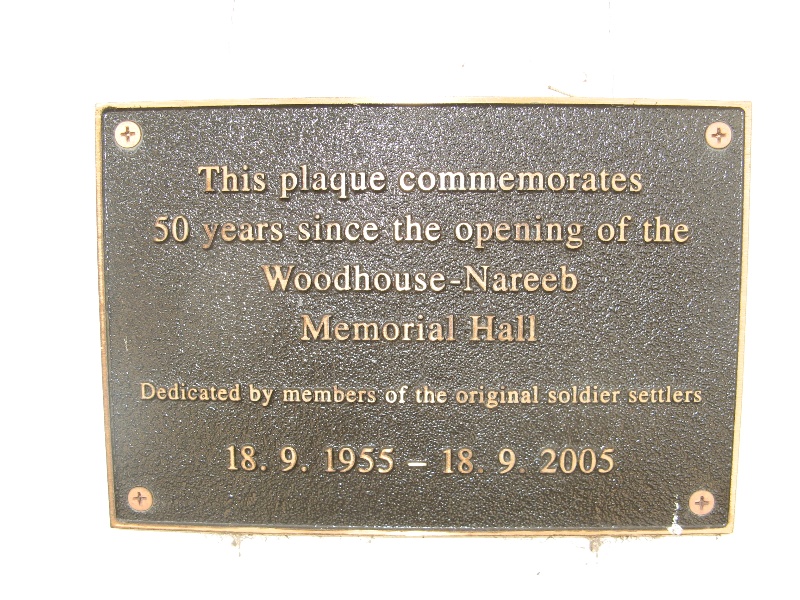 Woodhouse-Nareeb Soldiers Memorial Hall
