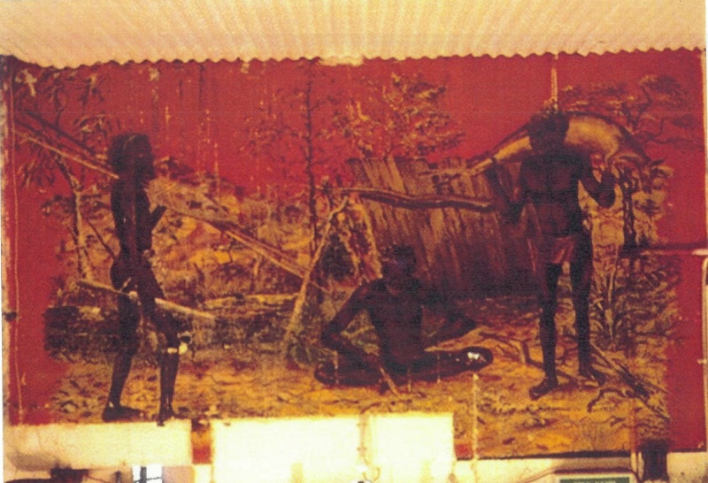 Mural by Ronald Bull in F Division