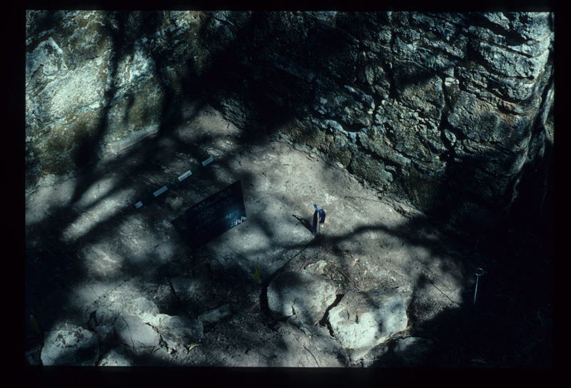 BATS RIDGE FAUNAL RESERVE, LIME KILNS FEATURE - STOREROOM AFTER EXCAVATION