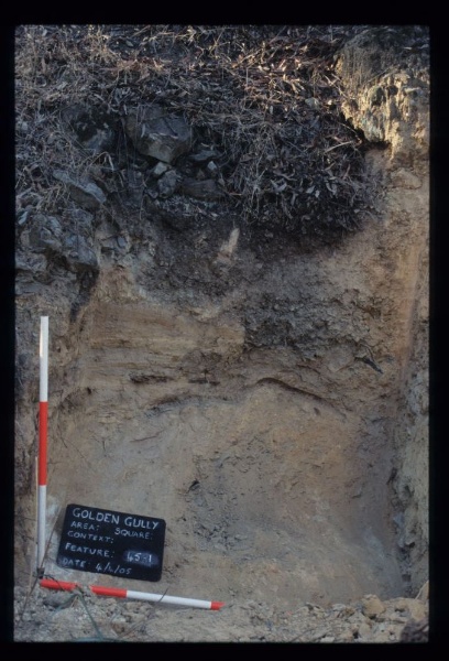 CULVERT (FEATURE 45.1) SHAFT (FEATURE 45.2) AND DAM (FEATURE 45.3) BENDIGO MINING NL EXCAVATION