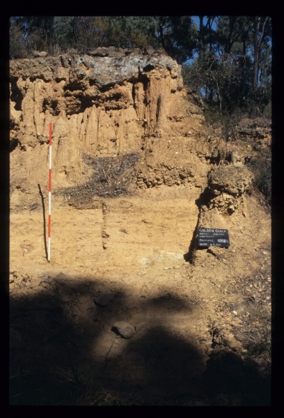 CULVERT (FEATURE 45.1) SHAFT (FEATURE 45.2) AND DAM (FEATURE 45.3) BENDIGO MINING NL EXCAVATION