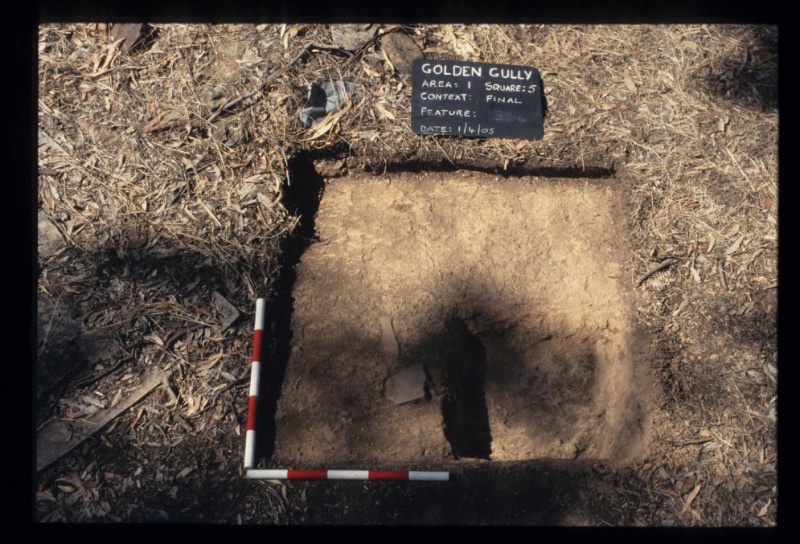 CULVERT (FEATURE 45.1) SHAFT (FEATURE 45.2) AND DAM (FEATURE 45.3) BENDIGO MINING NL EXCAVATION