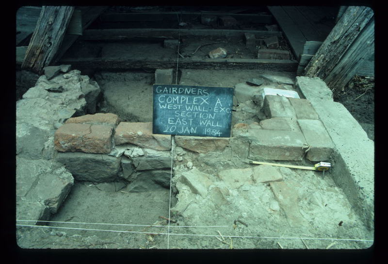 GAIRDNERS COTTAGE EXCAVATION