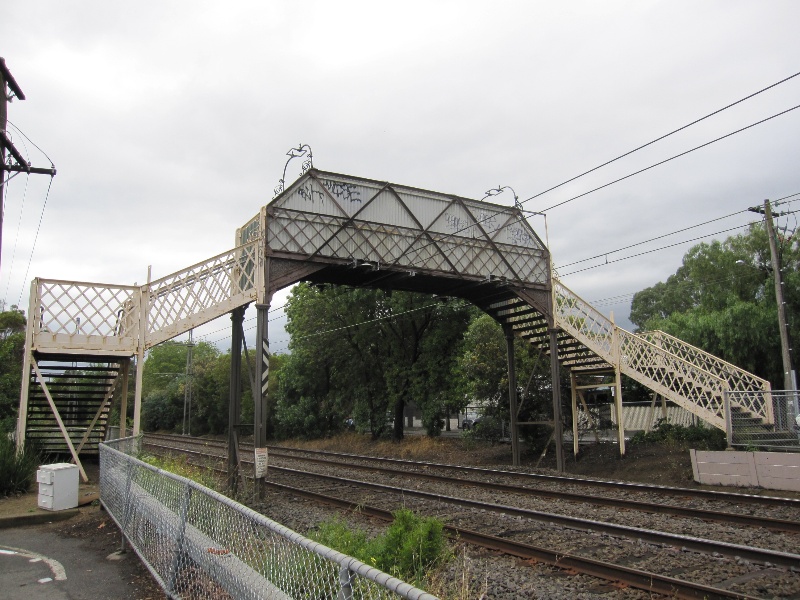 Railway Place West, Predestrian Bridge.JPG