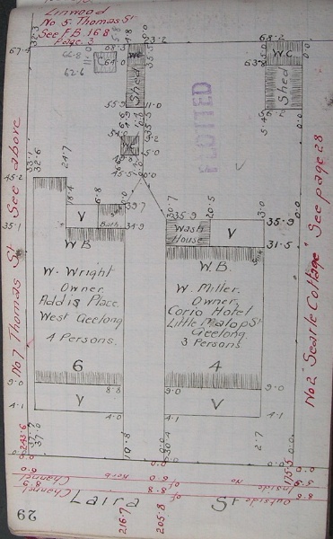 GWST Fieldbook, no. 163, c.1912 (left property)