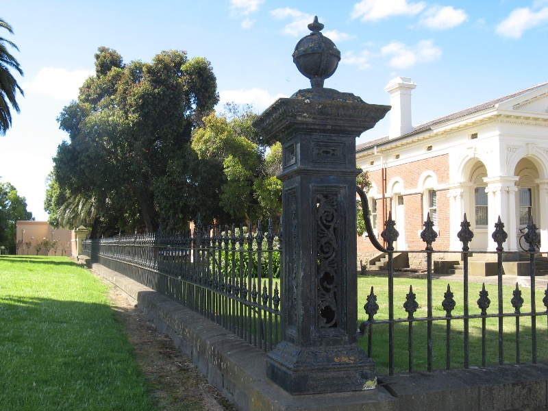 Ararat Civic Precinct iron fence around Shire Hall