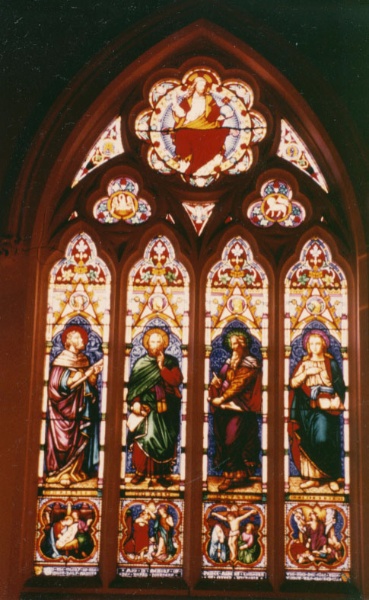 B1513 Holy Trinity Stained Glass Window