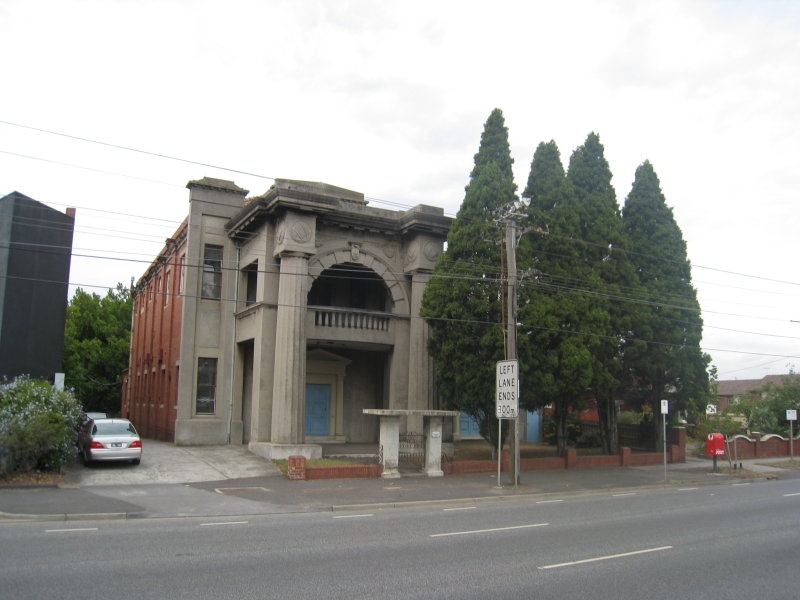 Former Morton Ray Masonic Temple Dandenong Road elevation.