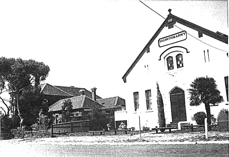 Salvation Army Citadel and the Eaglehawk Government School, Church Streets
