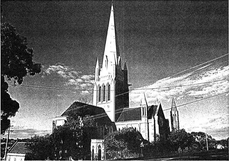Sacred Heart Cathedral, Wattle Street; a major element in the precinct