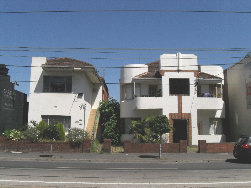 299-299A (left) &amp; 301 (right) Lygon Street Brunswick East