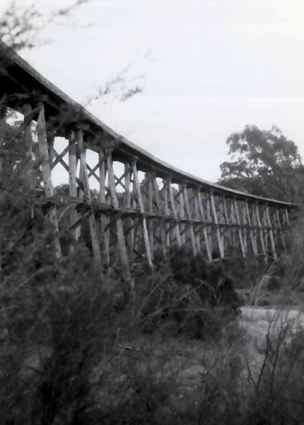 B7680 Wairewa Railway Trestle Bridge