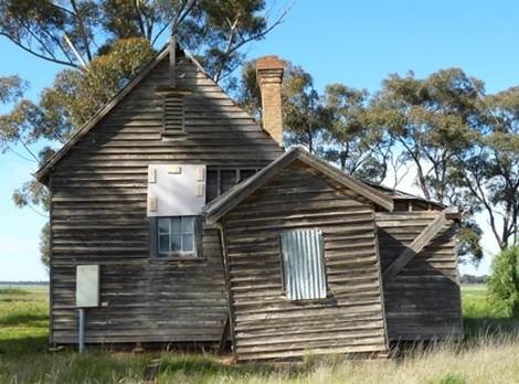 North elevation of the Former Kamarooka Road School.