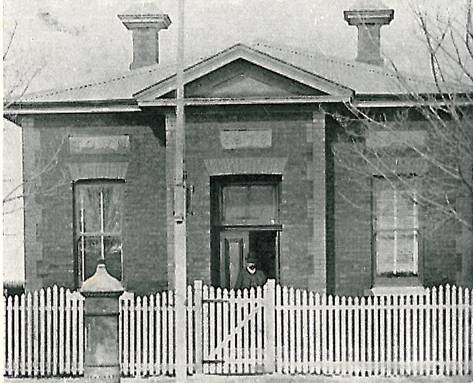 Raywood Town Hall north elevation, c. late-19th century