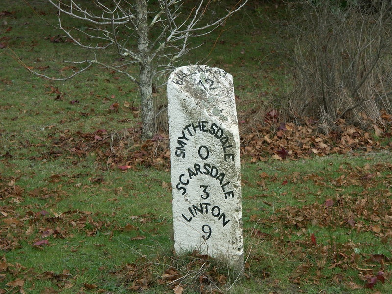 Stone Mileposts adjacent to Avenue of Honour