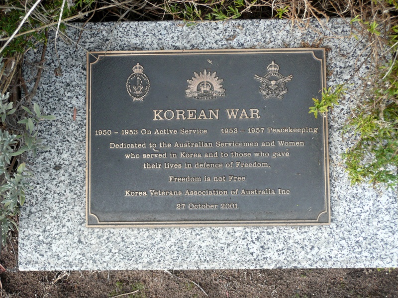 Warrnambool Korean War Memorial Plaque Graeme Saunders.jpg