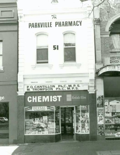 B4721 Frmr Parkville Pharmacy Facade