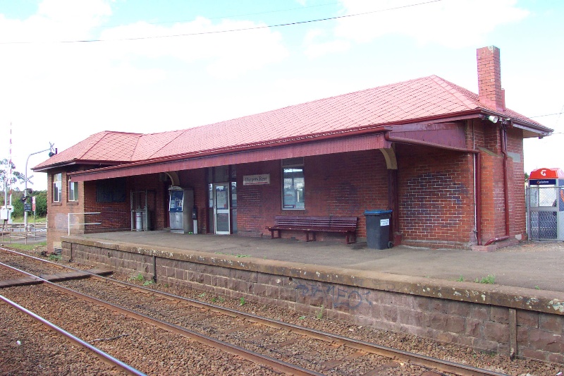 Railway Station and Platforms (pre-upgrade for metropolitan rail service)